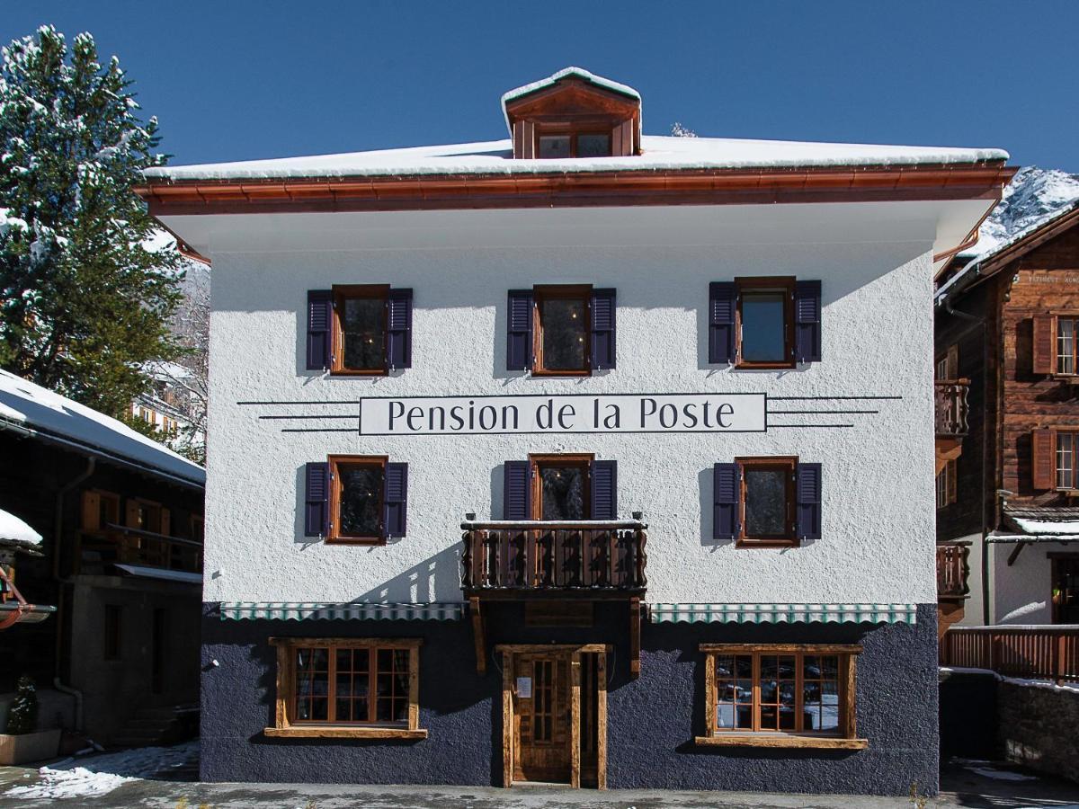 Pension De La Poste Zinal Eksteriør bilde